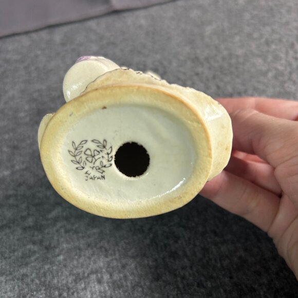 Vtg Taurus Zodiac Angel Nippon Yoko Boeki Birthday Rhinestone Star Figurine - Picture 2 of 11